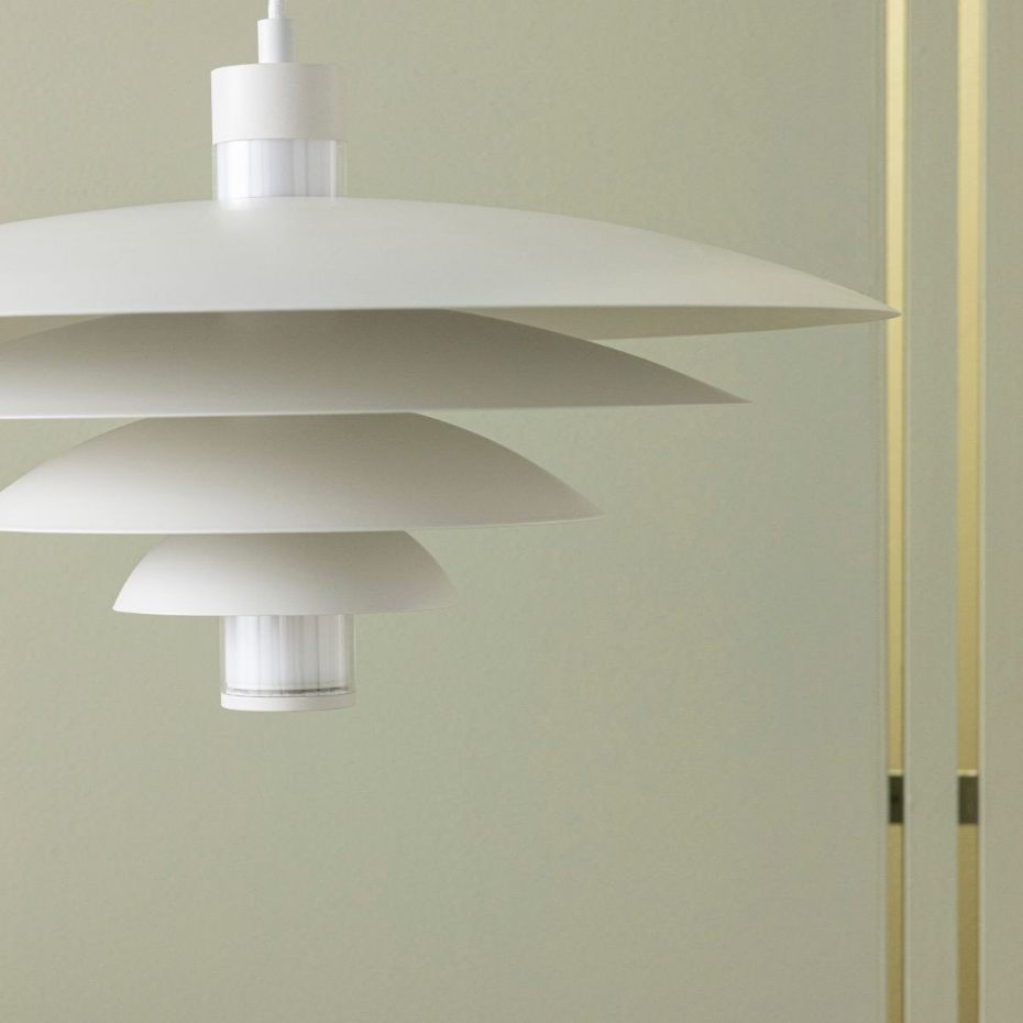 Lustre blanc D.50cm BOREAL