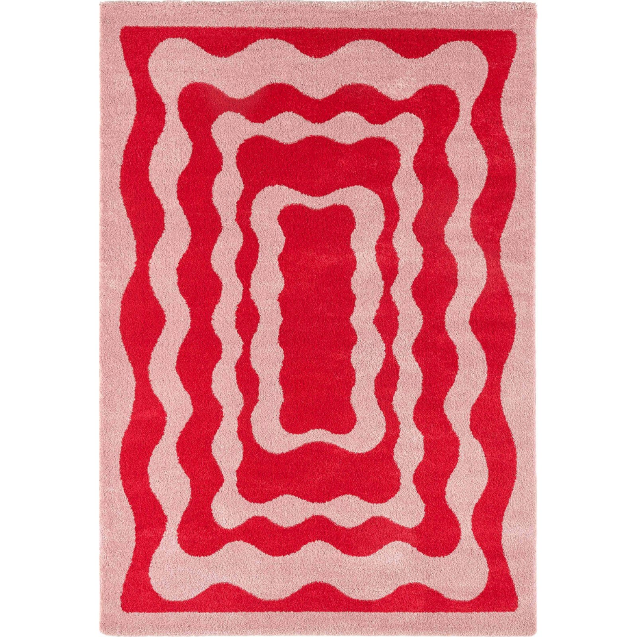 Tapis rectangulaire en polypropylène Groovy