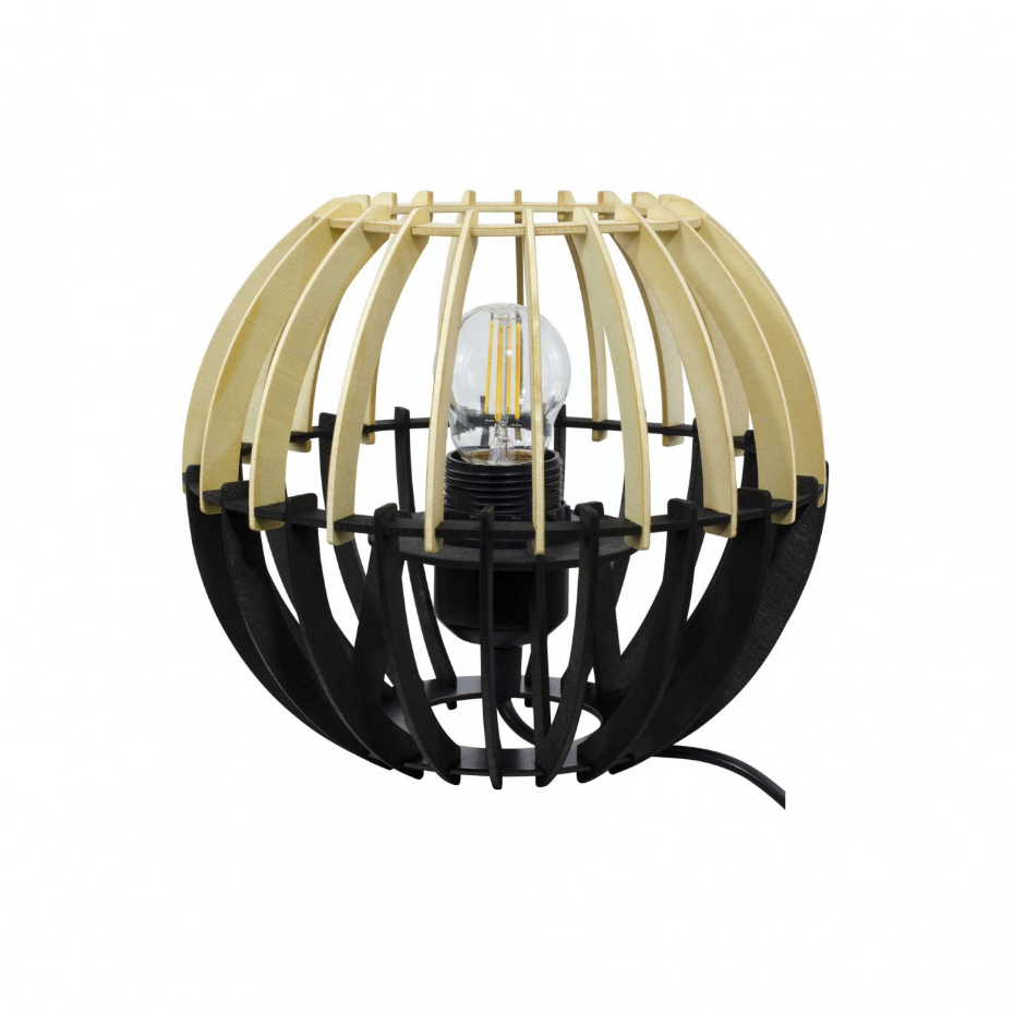 Lampe à poser en bois de peuplier, COBLENCE