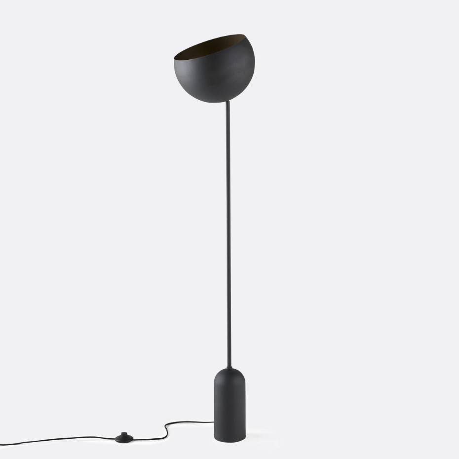 Lampadaire orientable en métal fer, Zinor