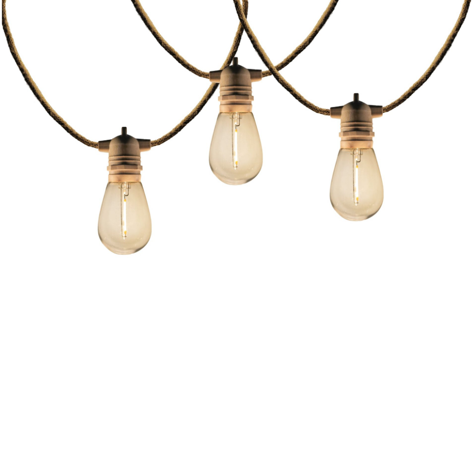 Guirlande solaire FANTASY CORD HYBRID 10 ampoules 7.50M