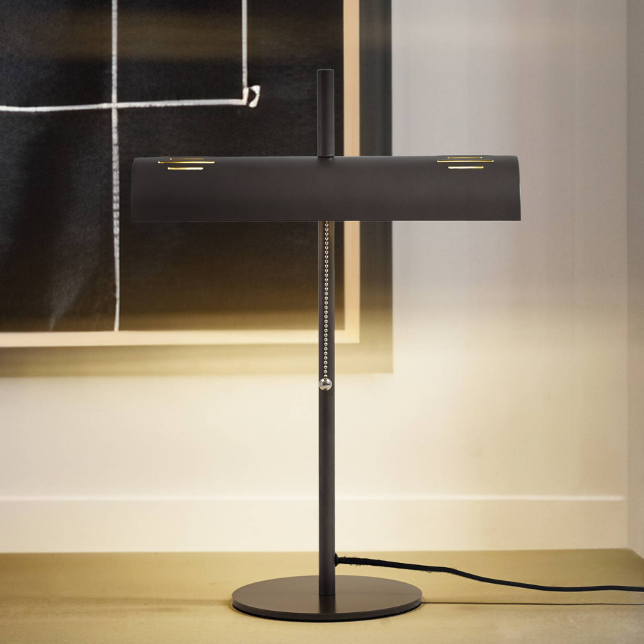 Lampe à poser en métal moderne, Nysira