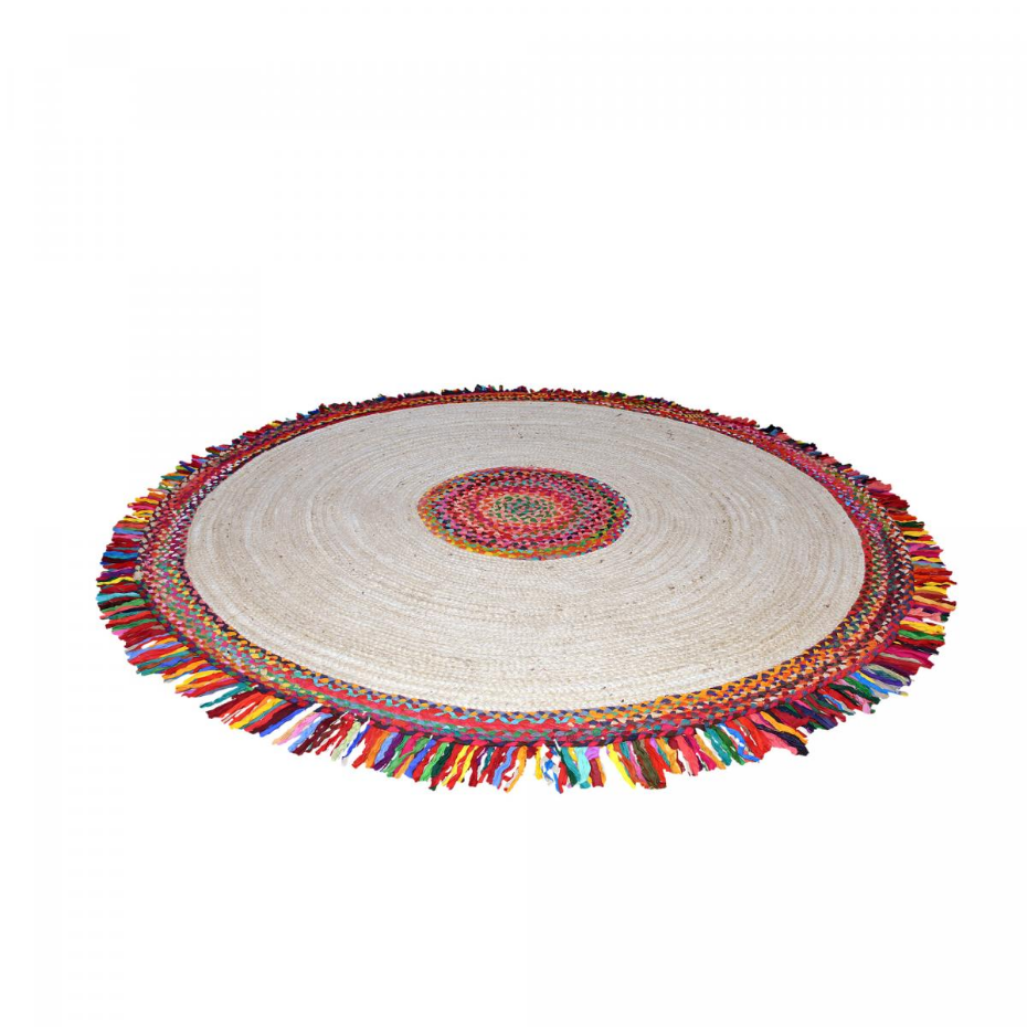 Tapis rond JT SATCH , tapis jute artisanal