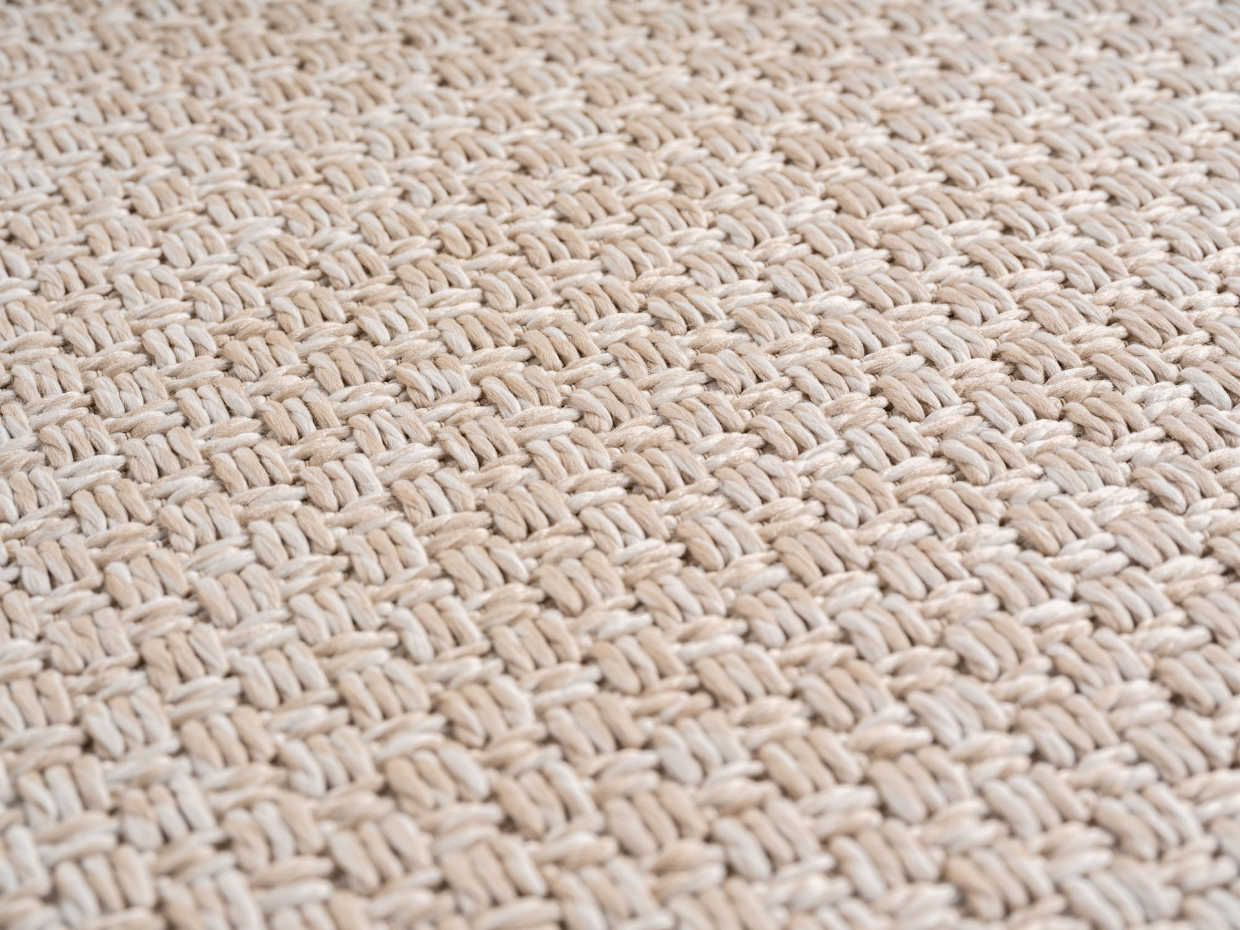 Tapis intérieur extérieur tissé à motif géométrique NEREA