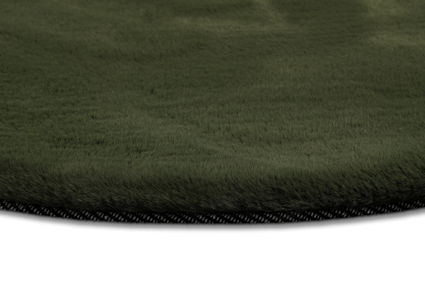 Tapis rond très moelleux à poils longs ,  Alice
