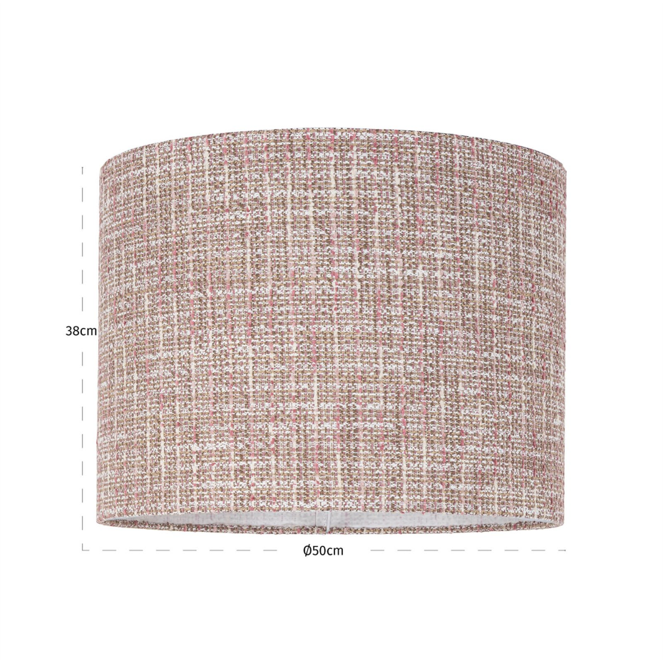 Abat-jour rond en polyester pour lampe sur pied