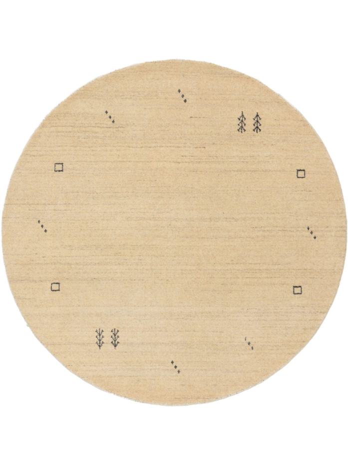 Tapis rond en laine tissé main JAMAL