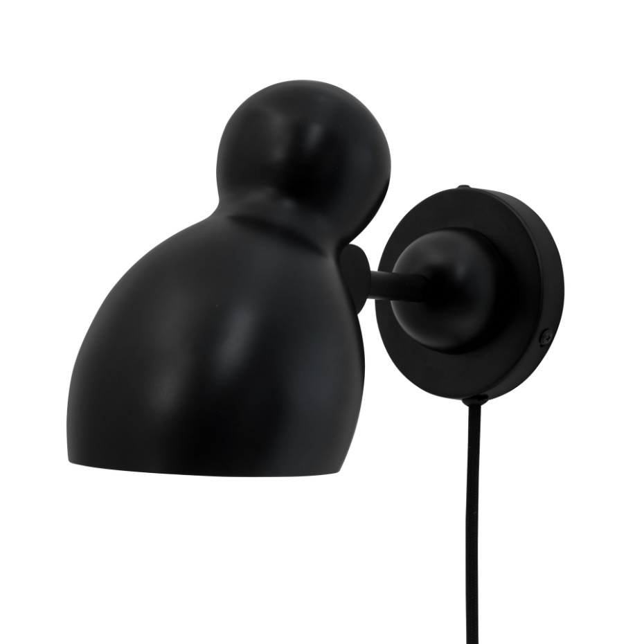 Applique en métal noir LUDO