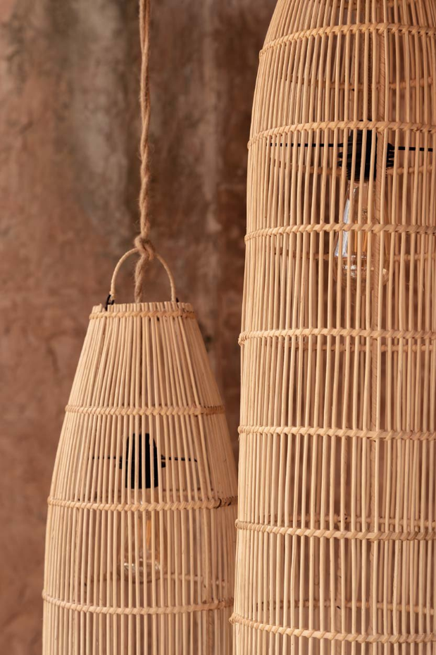 Suspension en rotin FISH TRAP