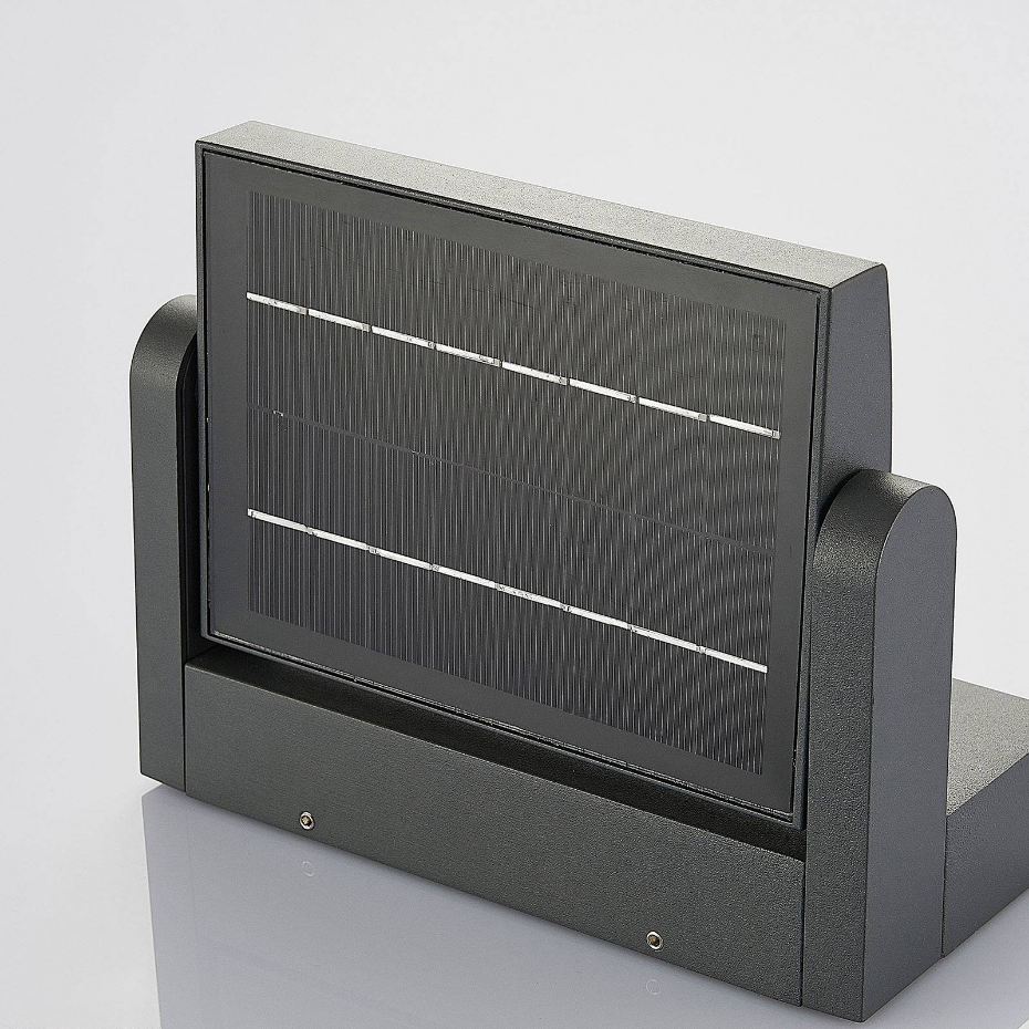 Lampe solaire extérieure en aluminiumLED