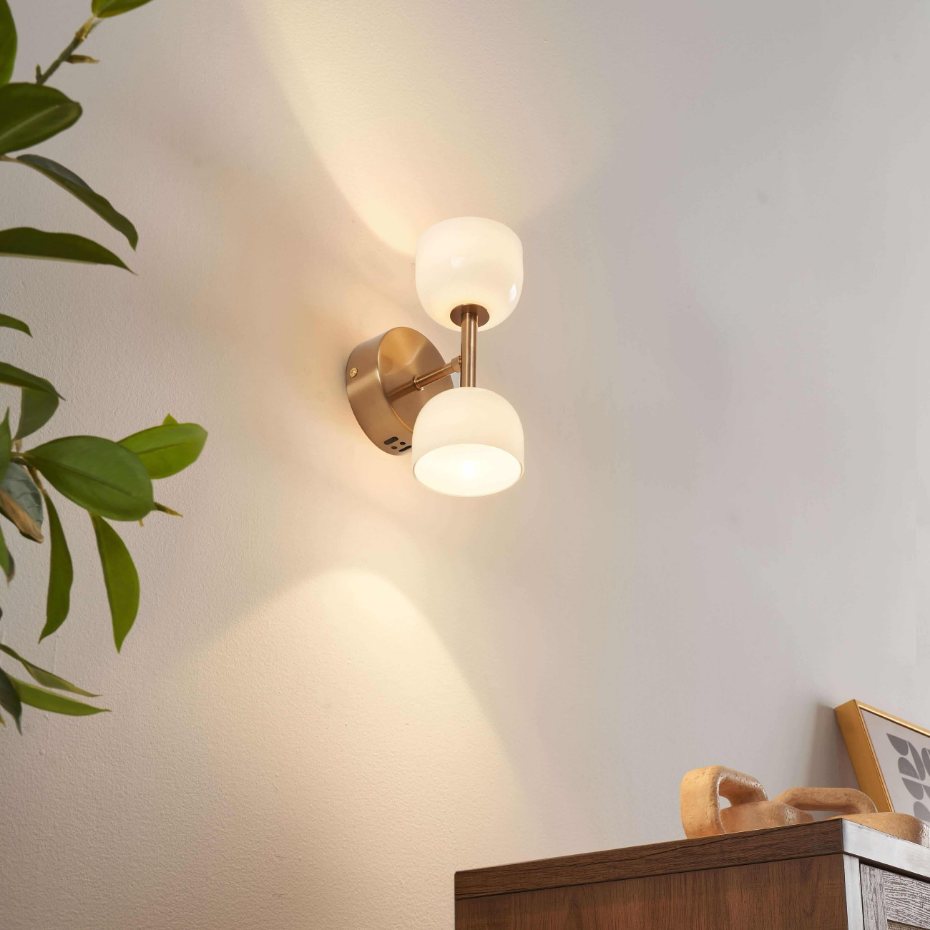 Applique double LED chic - NYSSÉA