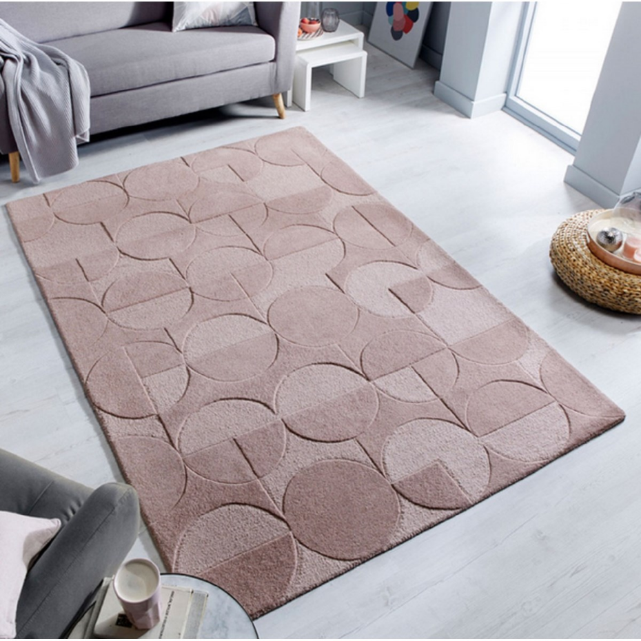 Tapis salon et chambre laine tufté main DIDI