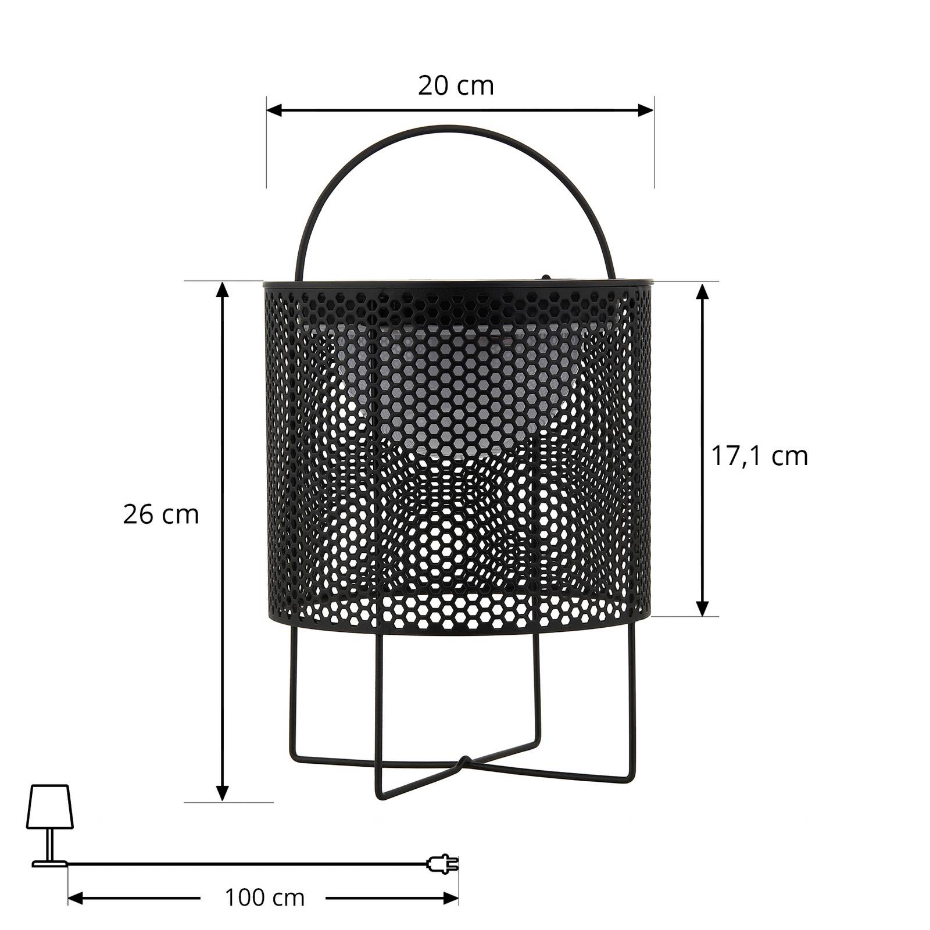 Lampe solaire extérieur en métal moderneLED