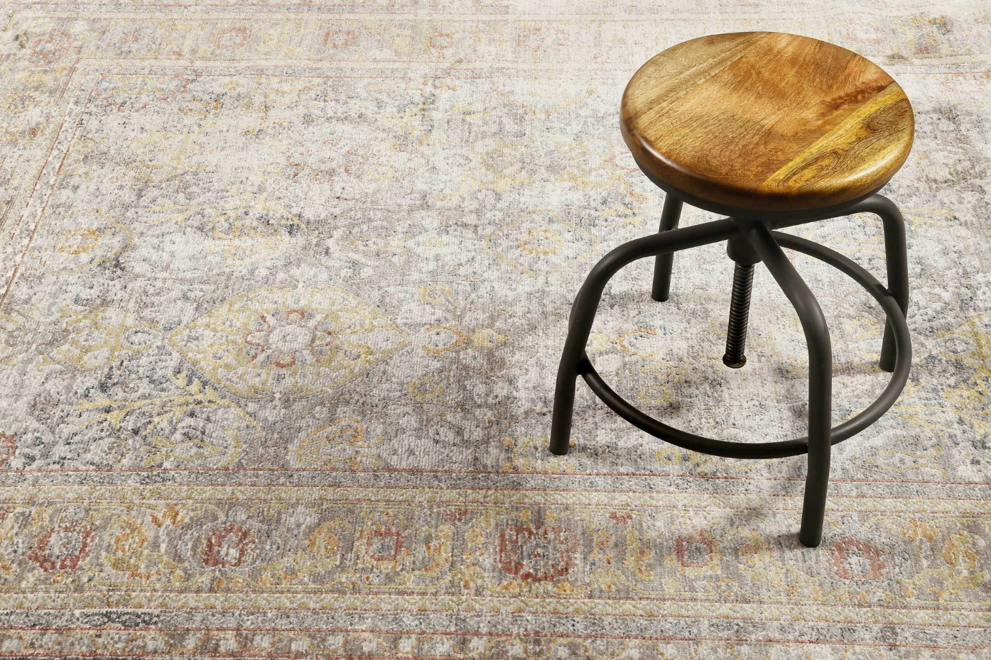 Tapis oriental vintage avec franges ,  SOHO FASHION