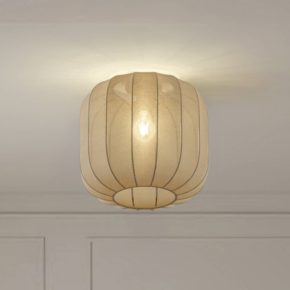 Plafonnier en textile scandinave, Helin