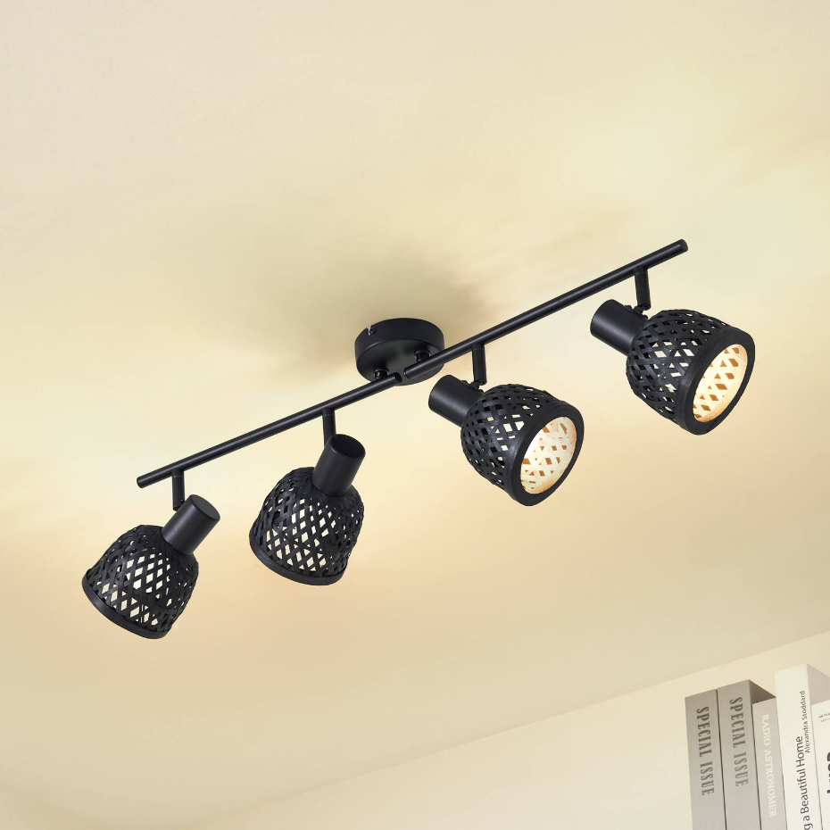 Plafonnier en bambou moderne, Eskil