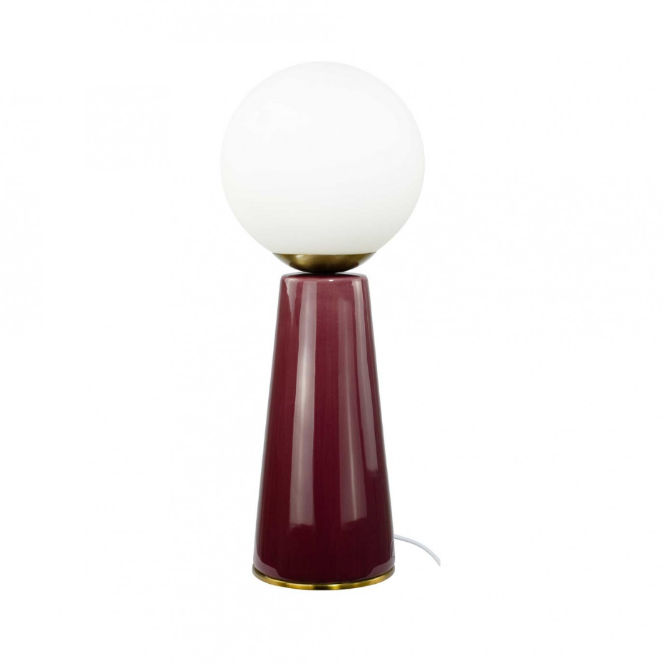 Lampe à poser en céramique & verre & métal, COLYNE