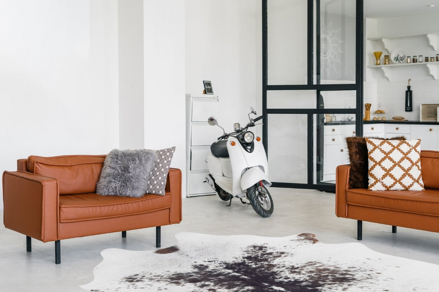 Tapis style peau de vache LILY