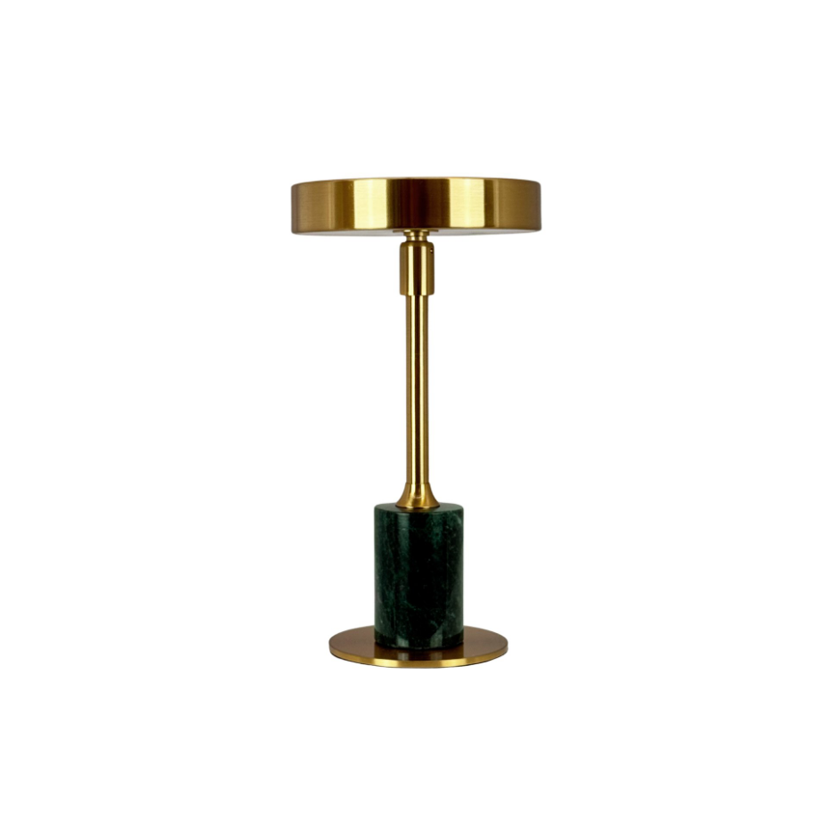 Lampe à poser LED Starlight chrome, marbre blanc