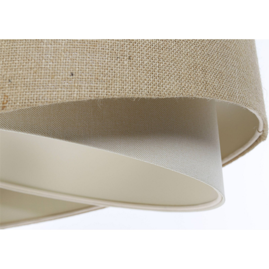 Suspension en lin et chanvre ronde Boho