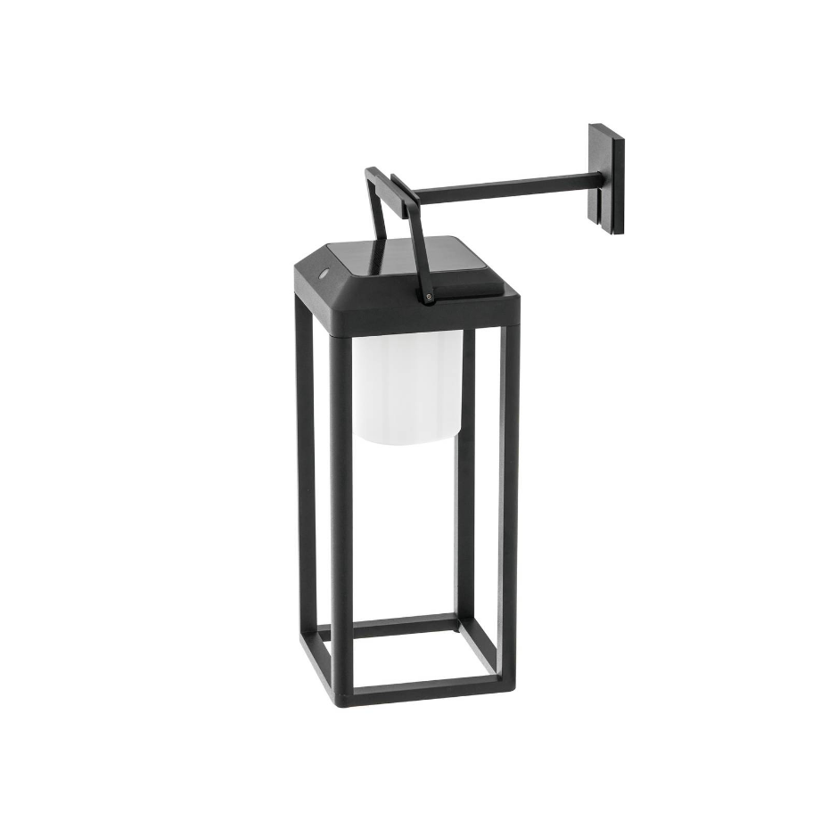 Lampe solaire extérieure en aluminiumLED