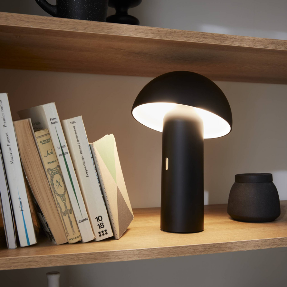 Lampe de table nomade intérieur/extérieur sans fil à tête orientable H 28cm THOM