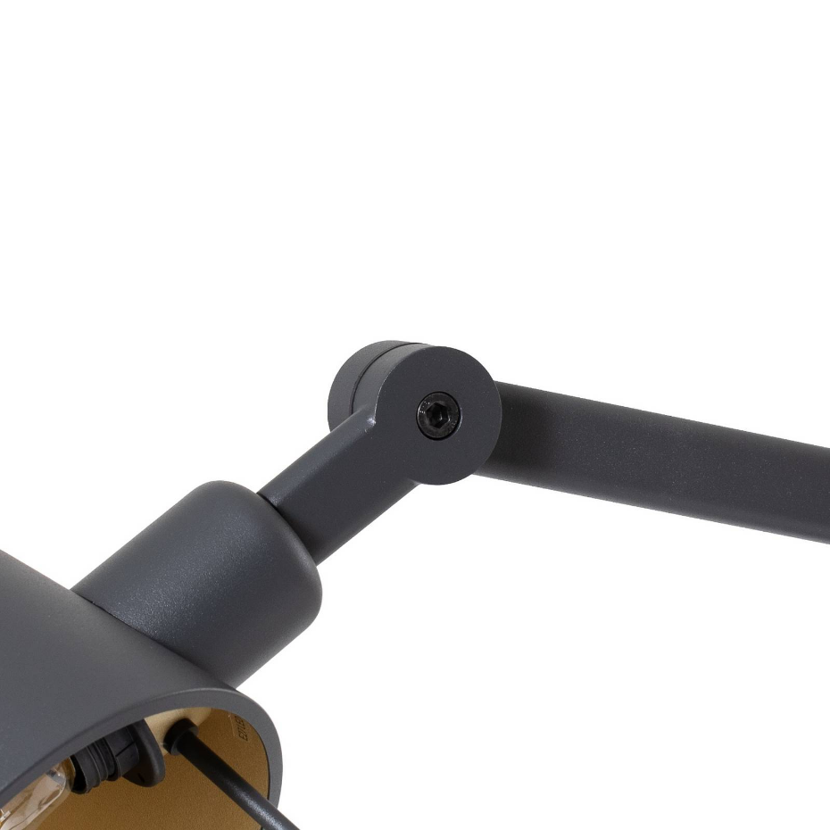 Lampe à poser en métal moderne, Silka
