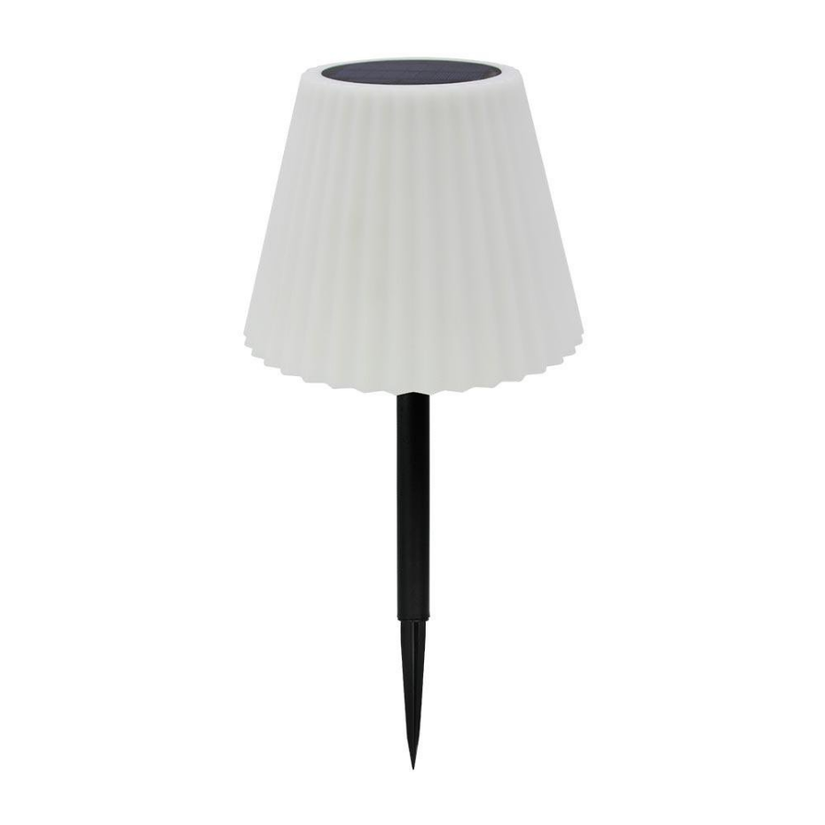Lampe de table solaire à poser ou à piquer LADY SPIKE H62cm