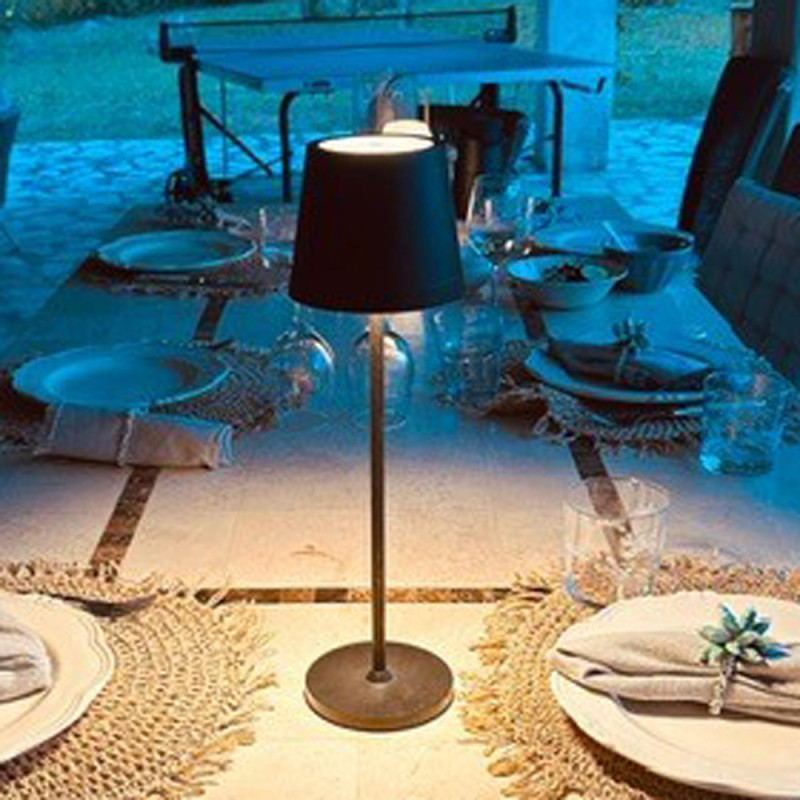 Lampe sans fil puissante extérieure Lume noir