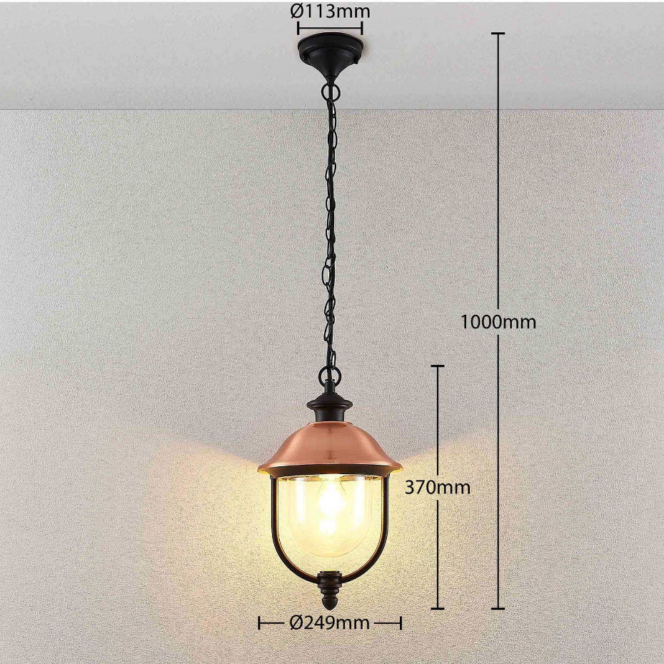 Luminaire extérieur en aluminium vintage