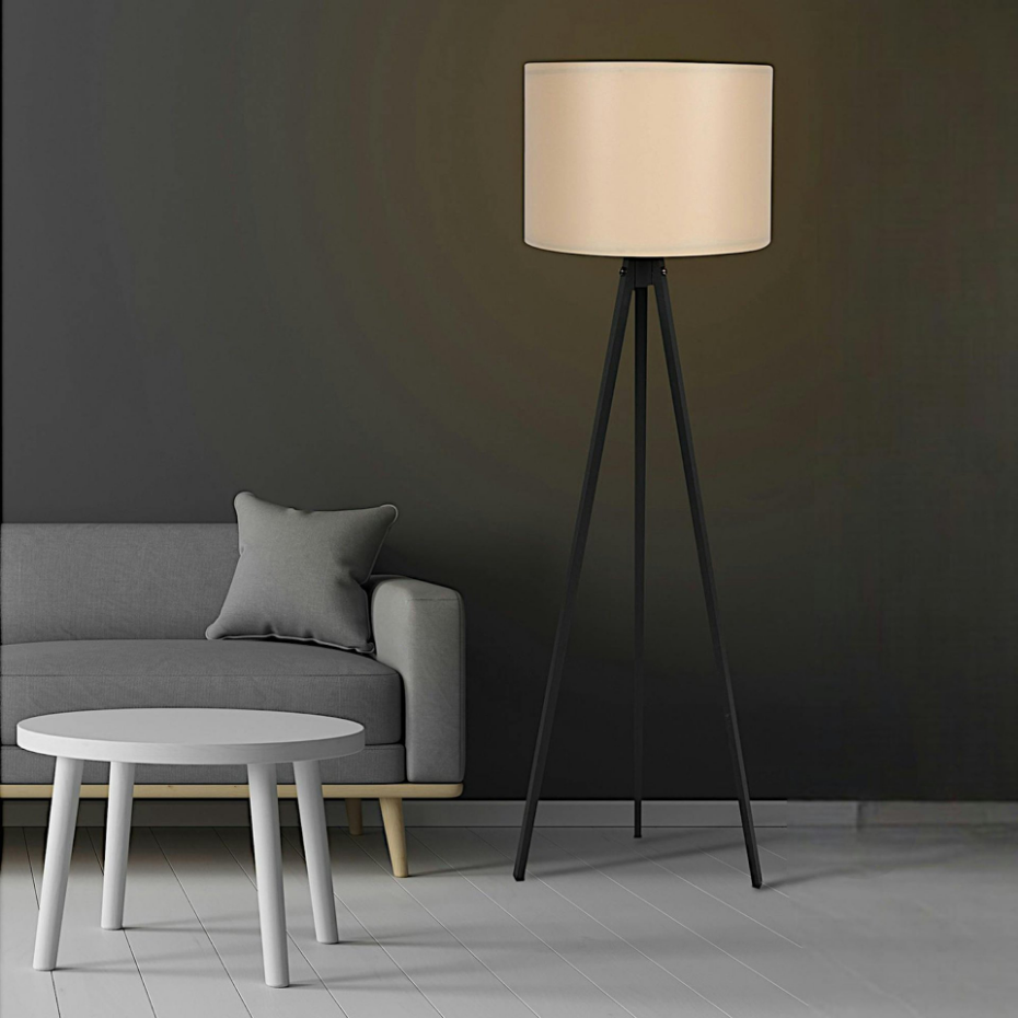 Lampadaire de salon trépied minimaliste KILIS