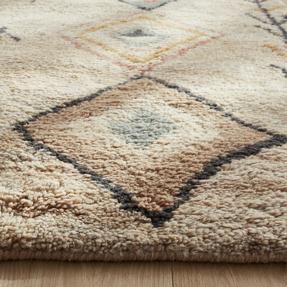 Tapis de couloir en laine, noué main, Mirjana