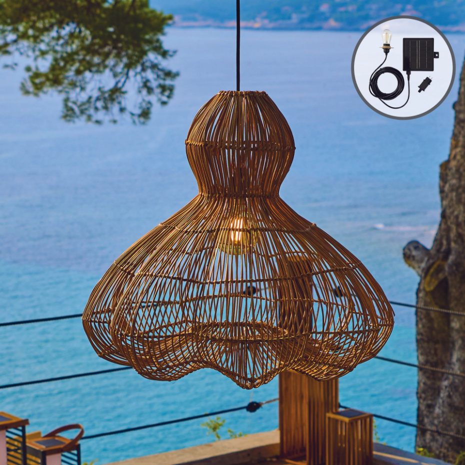 Suspension solaire bohème RONDA SOLAR H60cm