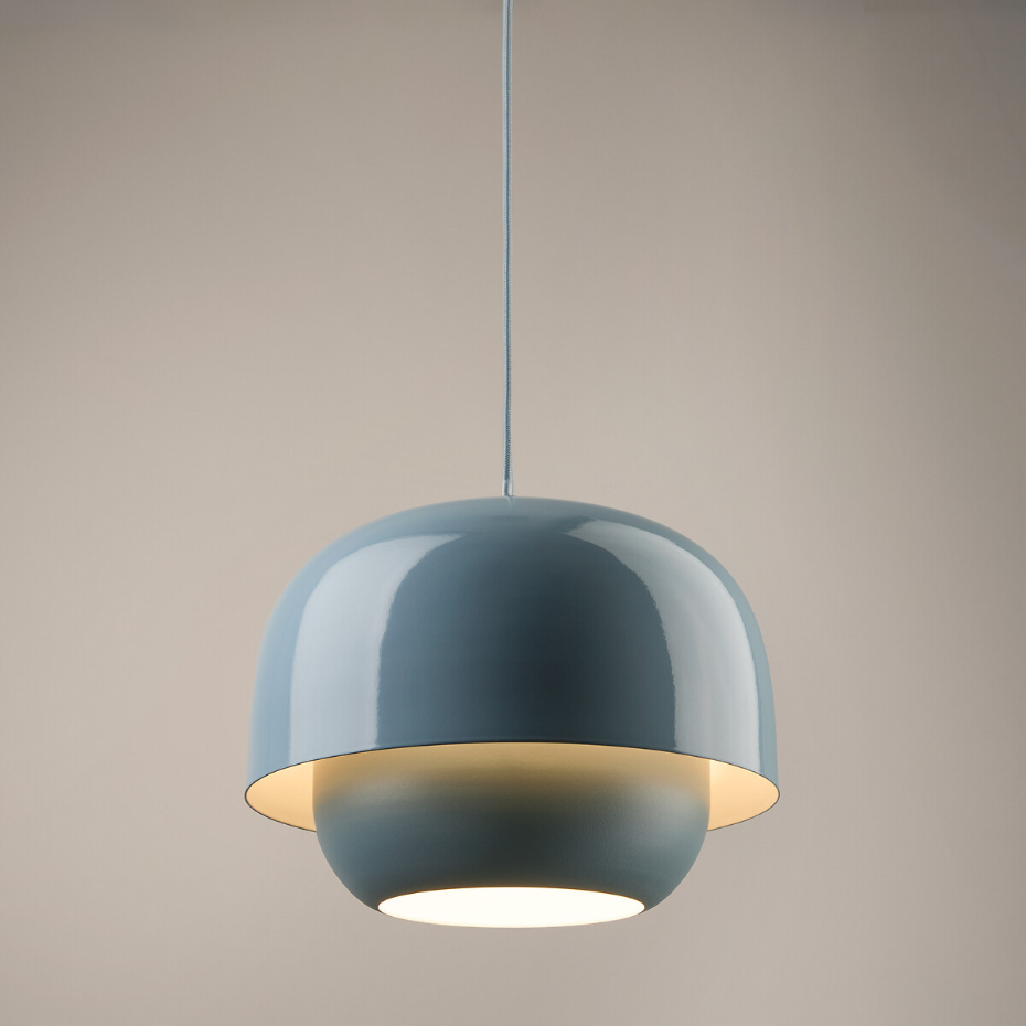 Suspension en métal fer coloré Ø21,4 cm, Kinoko