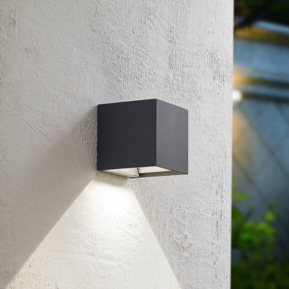 Lampe solaire extérieur en aluminiumLED