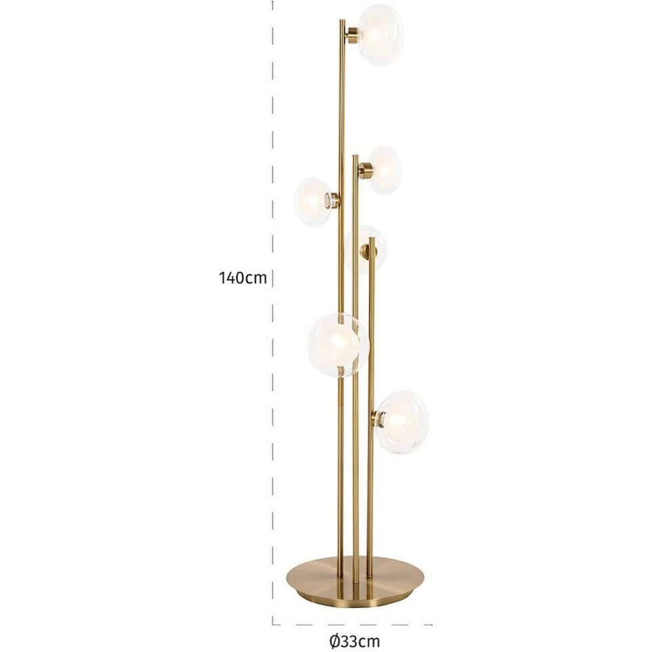 Lampadaire en laiton Richmond Decoration