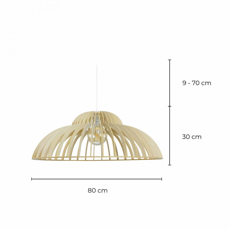 Suspension en bois de tilleul, DINOWOOD GM