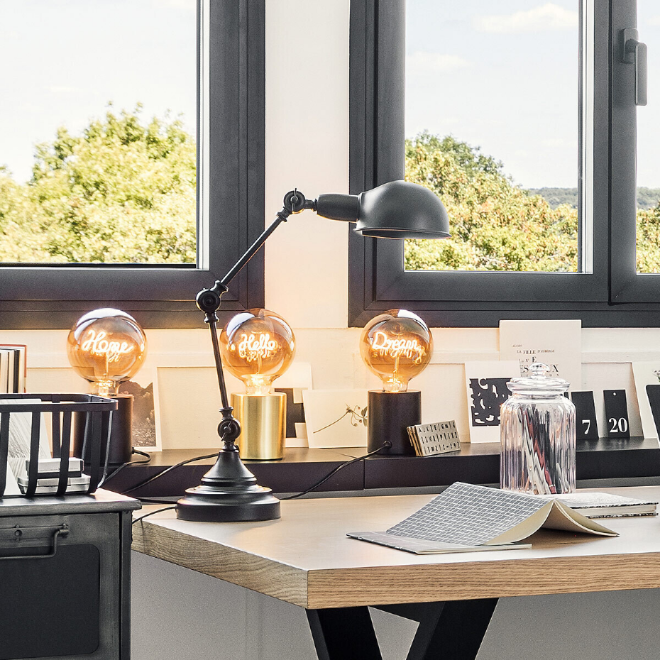 Lampe de bureau articulée BASALT