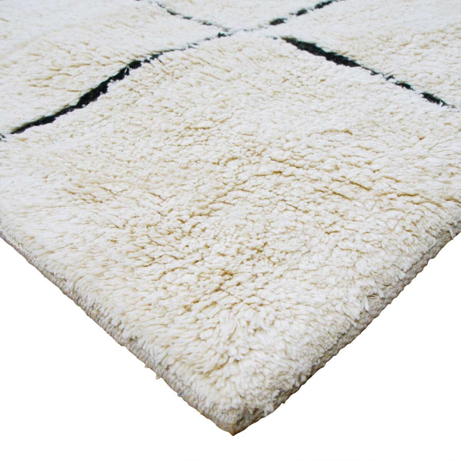 Tapis salon lavable berbère en coton  ATLAS - style bohème