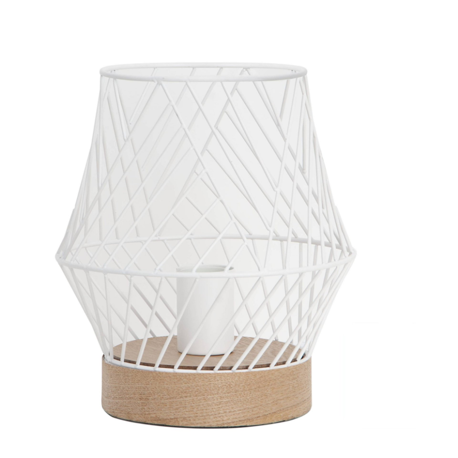 Lampe à poser métal et bois, KANEL