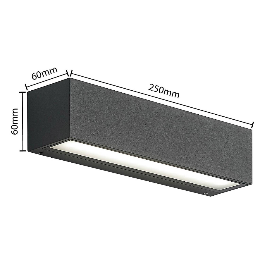 Applique extérieure en aluminium moderneLED