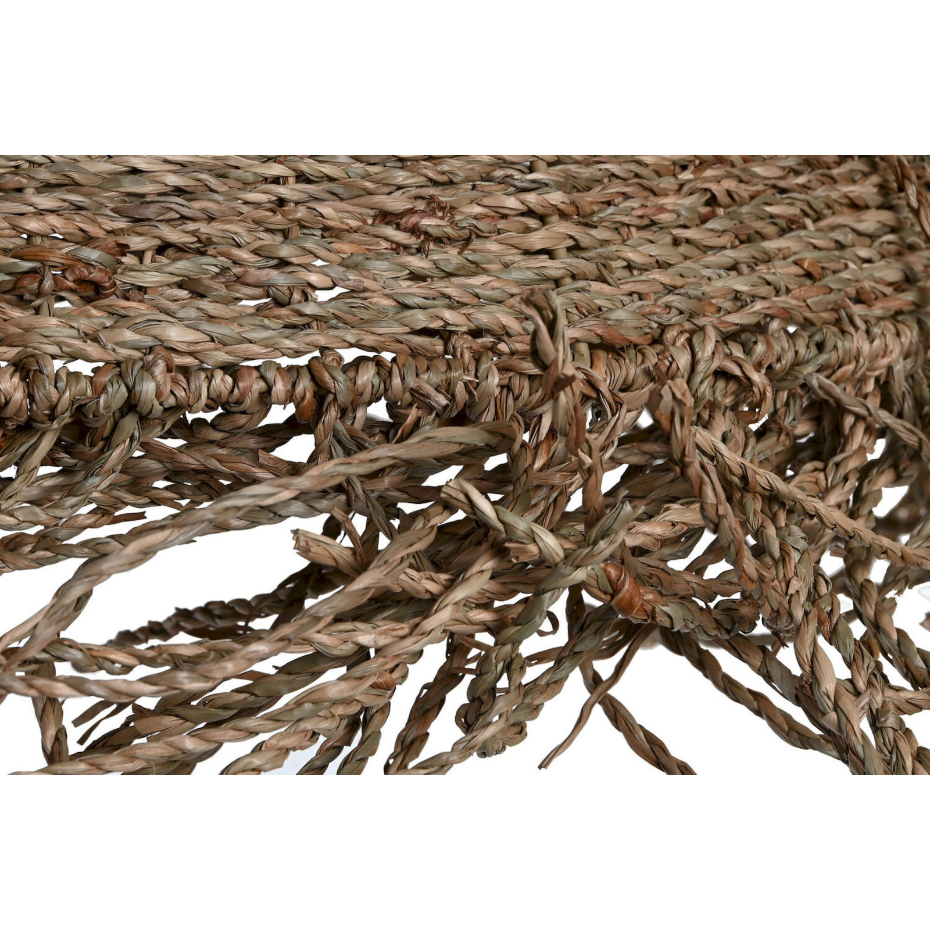 Suspension en fibre naturelle forme organique Boho