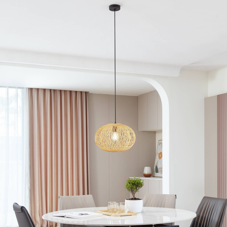 Suspension en bambou scandinave, Solvira