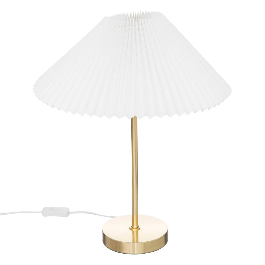 Lampe à poser métal tissu JILING