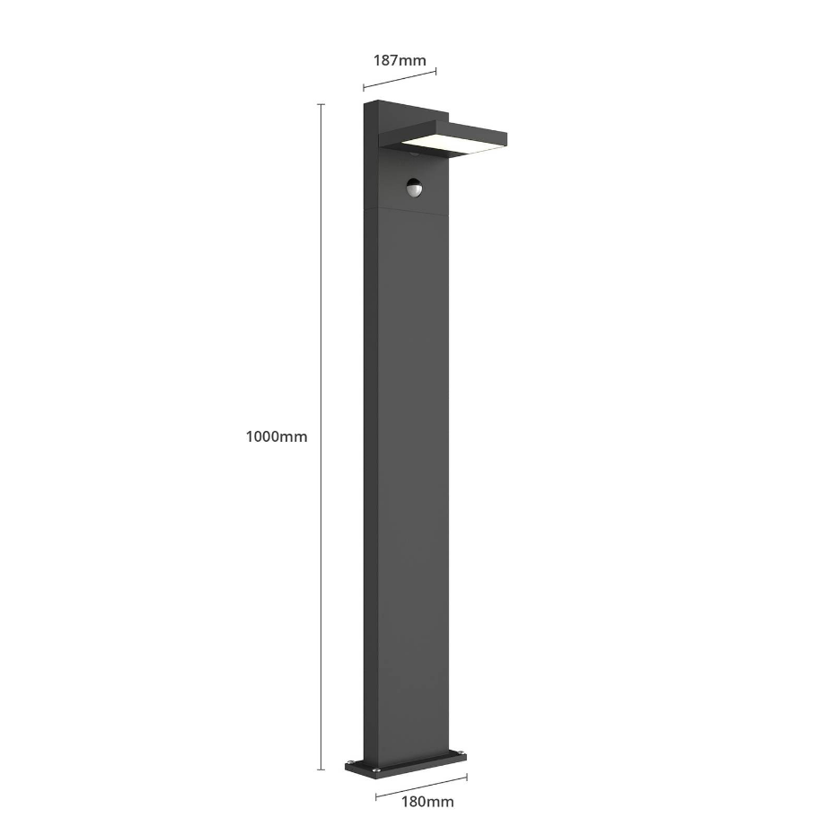 Luminaire extérieur en aluminium moderneLED