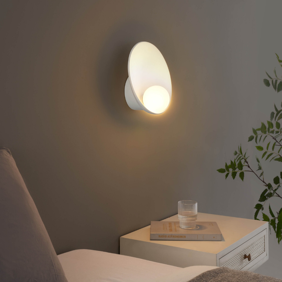 Applique avec boule en verre - GINO