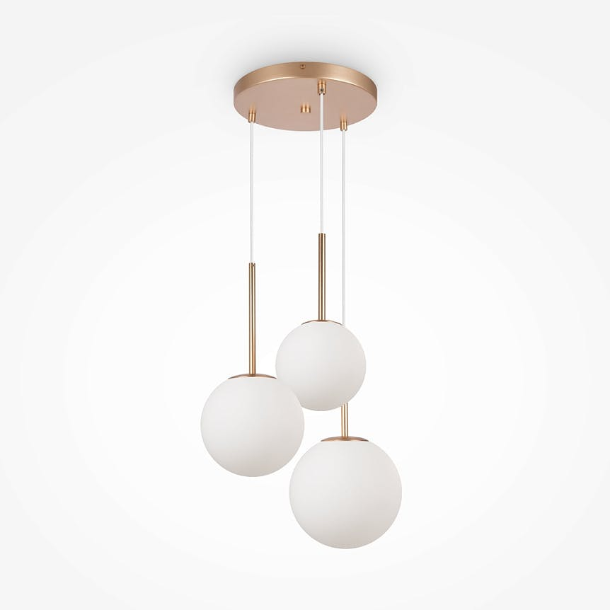 Suspension 3 globes en grappe ajustables DELTONA