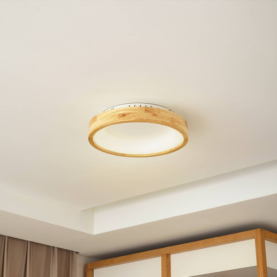 Plafonnier en bois moderneLED, Samvel