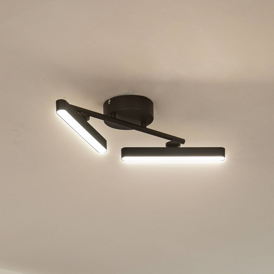 Plafonnier en métal moderneLED, Eldrin