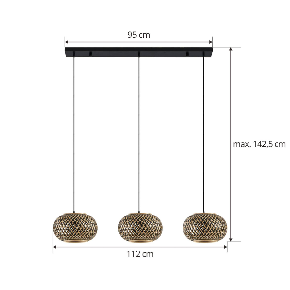 Suspension en bois traditionnelle, Nerys